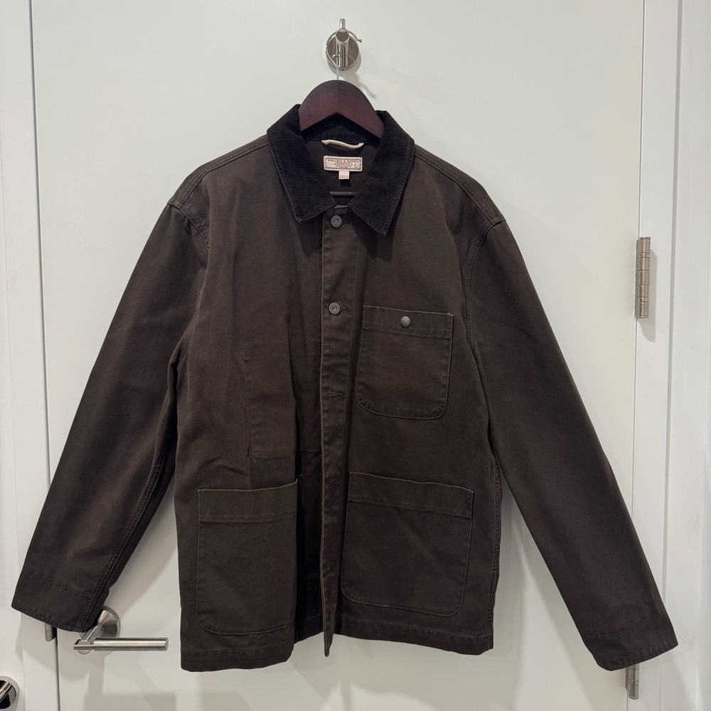 J. Crew (Wallace & Barnes) Brown Duck Canvas Barn Jacket - Men’s Large